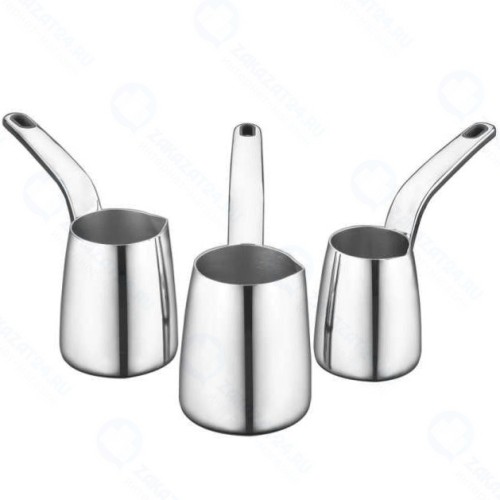 Набор турок Korkmaz VERTEX A1235 черный, 3 предмета