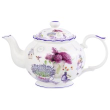 Чайник Elan Gallery "Лаванда" NEW BONE CHINA, 1,1 л, 24х14х15 см Чайник Elan Gallery "Лаванда" NEW BONE CHINA, 1,1 л, 24х14х15 см