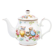 Чайник Elan Gallery "Совушки", 430 мл, 18х10х13 см Чайник Elan Gallery "Совушки", 430 мл, 18х10х13 см