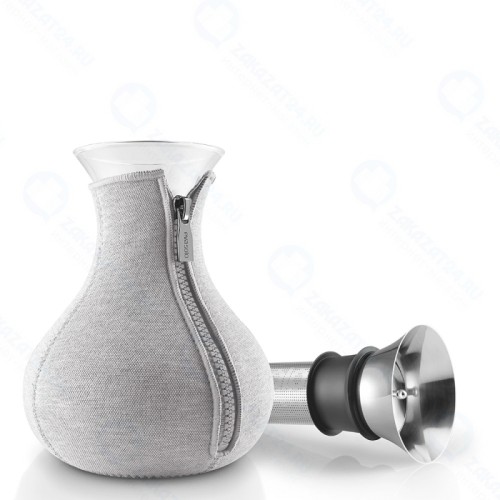 Чайник заварочный Eva Solo Tea maker в неопреновом текстурном чехле, светло-серый, 1 л