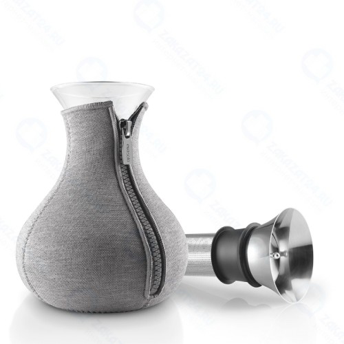 Чайник заварочный Eva Solo Tea maker в неопреновом текстурном чехле, темно-серый, 1 л
