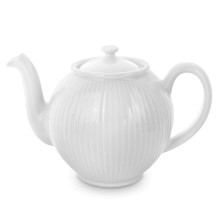 Чайник заварочный PILLIVUYT Plisse фарфор, белый 1,5 л