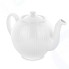 Чайник заварочный PILLIVUYT Plisse фарфор, белый 1,5 л