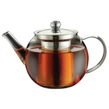 Чайник заварочный стеклянный с ситечком Regent inox Linea Franco, 0,6 л