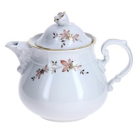 Чайник заварочный Thun "Menuet", декор "Золотые ветки, отводка золото" 1200 мл