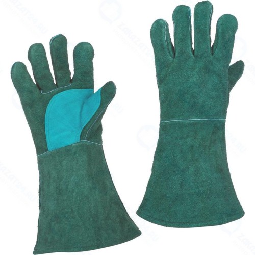 Перчатки-краги спилковые Ампаро Трек-Фрост утепленные пятипалые усиленные