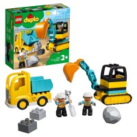 Конструктор LEGO® DUPLO® Town 10931 Грузовик и гусеничный экскаватор