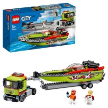 Конструктор LEGO® City Great Vehicles 60254 Транспортировщик скоростных катеров Конструктор LEGO® City Great Vehicles 60254 Транспортировщик скоростных катеров