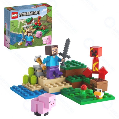 Конструктор LEGO® Minecraft™ 21177 Засада Крипера