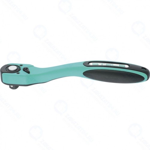 Трещотка STELS 14029, 3/8, 72 зуба, с быстрым сбросом, CrV, 2-х ком, рукоятка