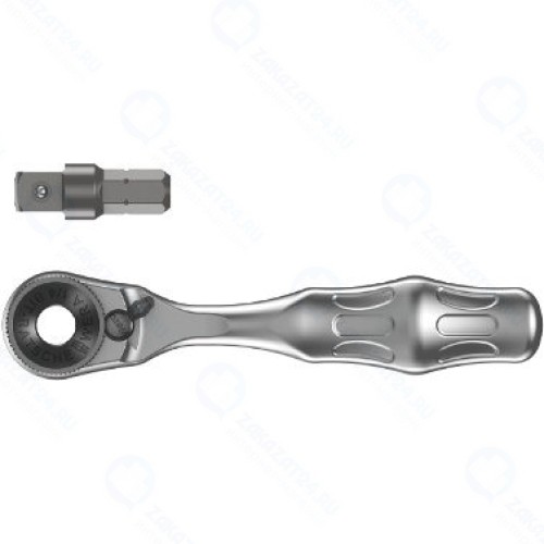 Трещотка Wera Zyklop Mini, с насадкой 8001 A 1/4