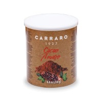 Какао растворимое Carraro Cacao Amaro 250 гр TIN (в банке)