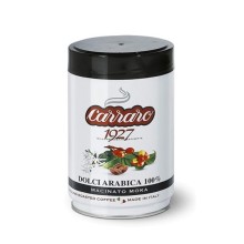 Кофе молотый Carraro Dolci Arabica, 250 гр ж/б