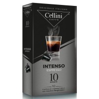 Кофе в капсулах CELLINI INTENSO для кофемашин Nespresso, 10 шт