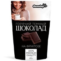 Какао Фитодар "Горячий шоколад Темный" на фруктозе 170 гр.