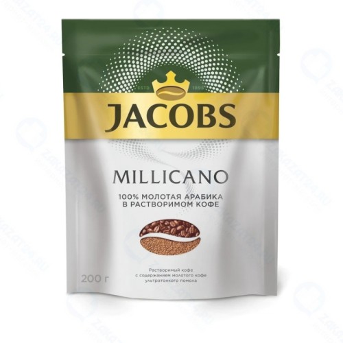 Кофе растворимый сублимированный JACOBS MILLICANO 200г