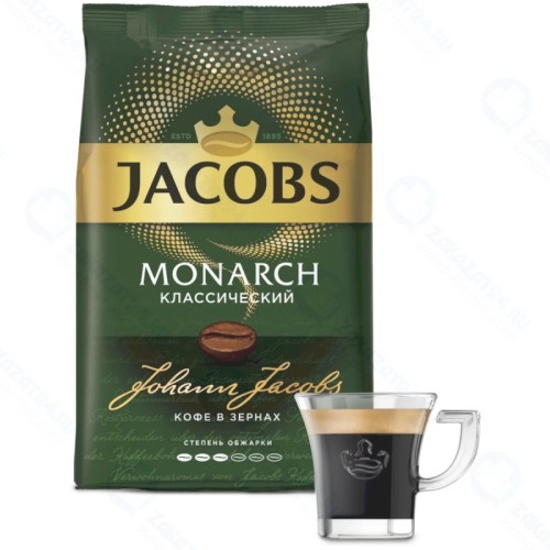Кофе в зернах Jacobs Monarch в зернах 800 г