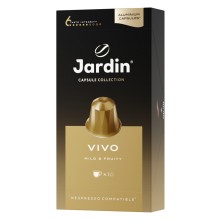 Кофе в капсулах JARDIN Vivo, для кофемашин Nespesso, 10 капсул