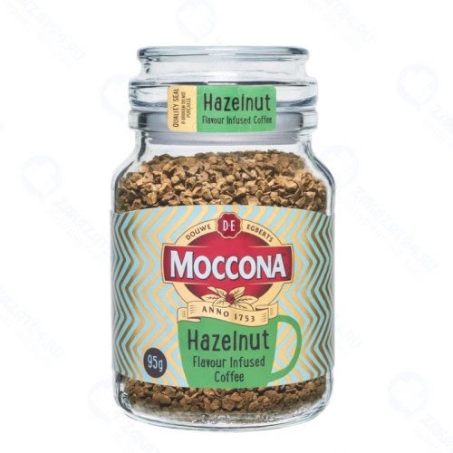 Кофе растворимый Moccona с ароматом лесного ореха 95 г.