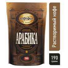 Кофе растворимый Московская кофейня на паяхъ Арабика, сублимированный, пакет 190 г