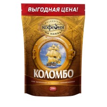 Кофе растворимый Московская кофейня на паяхъ Коломбо, сублимированный, пакет 230 г