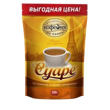 Кофе растворимый Московская кофейня на паяхъ Суаре, ублимированный, пакет 230 г