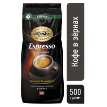 Кофе в зернах Московская кофейня на паяхъ ESPRESSO пакет 500г