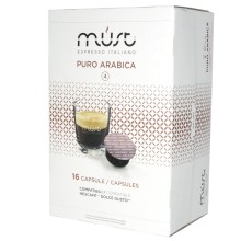 Кофе в капсулах MUST PURO ARABICA, 16 шт для кофемашин Dolce Gusto