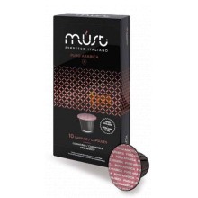 Кофе в капсулах MUST Puro Arabica, 10 шт для кофемашин Nespresso