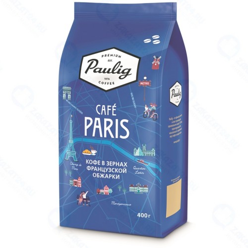 Кофе в зернах Paulig Paris 400 г.
