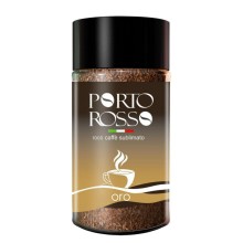 Кофе растворимый PORTO ROSSO Oro сублимированный ст/б 90г