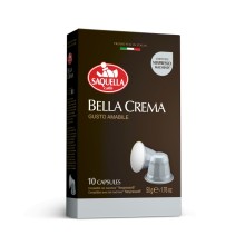 Кофе в капсулах SAQUELLA BAR ITALIA Bella Crema Nespresso, 10шт