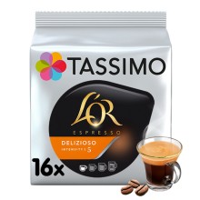 Кофе в капсулах Tassimo L'or Espresso Delizioso, 16 порций