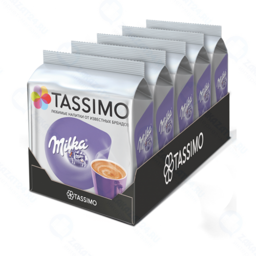 Набор какао в капсулах Tassimo Milka 5 уп. 8 порций