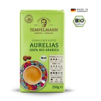 Кофе молотый Tempelmann Aurelias 100% BIO ARABICA, 250 г.