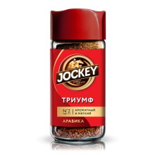Кофе растворимый ЖОКЕЙ Триумф, сублимированный, 95г, стекло