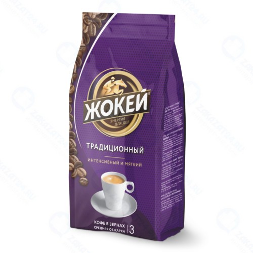 Кофе в зернах ЖОКЕЙ Традиционный, 900г