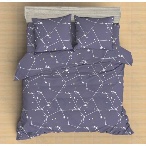 Полутораспальный комплект постельного белья Amore Mio Asterisk (31492)