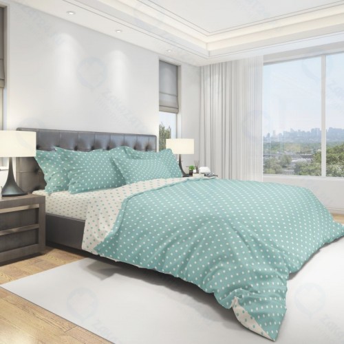 Полутораспальный комплект постельного белья Amore Mio Dots (14044)