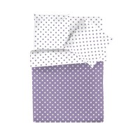 Двуспальный комплект постельного белья Для SNOFF Френсис с наволочками 70x70 см фиолетовый, 115996