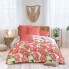 Евро комплект постельного белья Для SNOFF Маки с наволочками 70x70 см, 125772