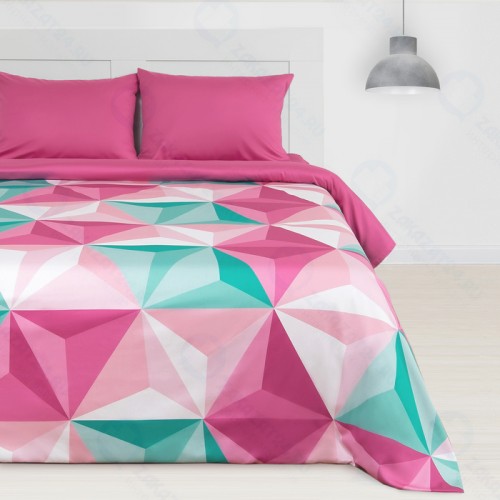 Евро комплект постельного белья Этель Евро Даймонд, мако-сатин