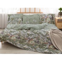 Двуспальный комплект постельного белья Шуйские ситцы ЭКОДОМ, Перкаль с наволочками траснформерами 70*70, с2001шв/200641