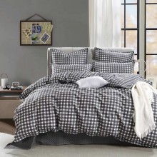 Евро комплект постельного белья Фидель (серый) с наволочками 50х70 и 70х70 (Евро-5497) Евро комплект постельного белья Фидель (серый) с наволочками 50х70 и 70х70 (Евро-5497)