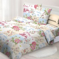 Евро комплект постельного белья СПАЛ СПАЛЫЧ Хоккайдо с наволочками 70x70 см, 120183