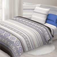 Евро комплект постельного белья СПАЛ СПАЛЫЧ Ромбики с наволочками 70x70 см серый, 109829