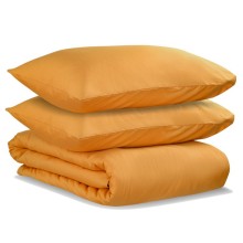 Двуспальный комплект постельного белья Tkano из сатина, шафран (TK20-DC0037)