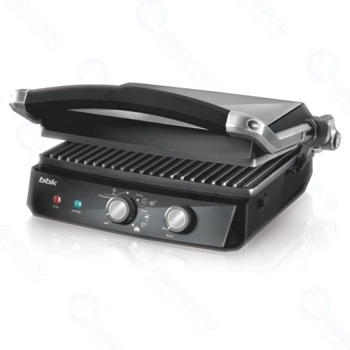 Электрогриль BBK BEG2002 черный/металлик