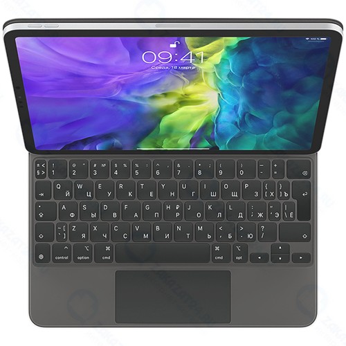 Клавиатура Magic Keyboard для iPad Pro 11 дюймов (3-го поколения) и iPad Air (4-го поколения), русская раскладка , чёрный цвет