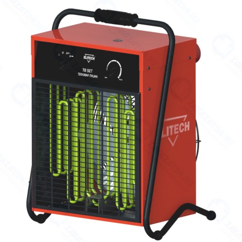 Пушка тепловая электрическая ELITECH ТВ 15ЕТ 380В,7500-12000Вт,поток-1700м3\ч,термостат,силовая вилка+розетка